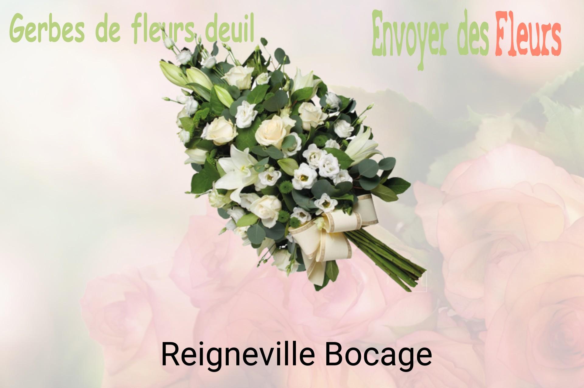 Gerbe de fleurs de deuil livrée à Reigneville-Bocage